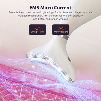 ThermoTone NeckCare: EMS Heating & Vibration Skincare Massager