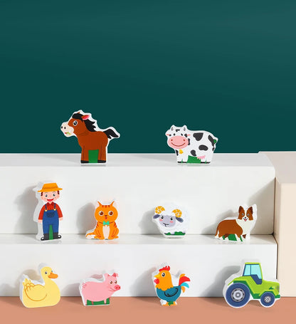 EduPlay Barnyard: Montessori Farm Animal Sorting Toy