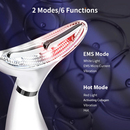 ThermoTone NeckCare: EMS Heating & Vibration Skincare Massager