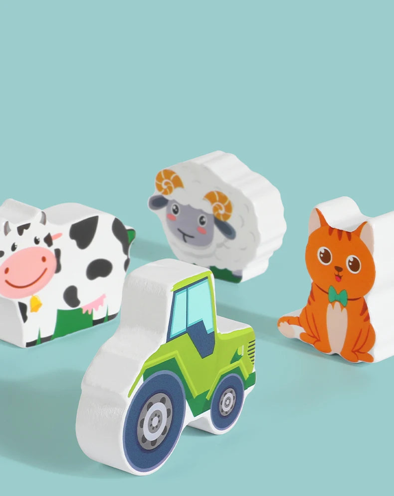 EduPlay Barnyard: Montessori Farm Animal Sorting Toy