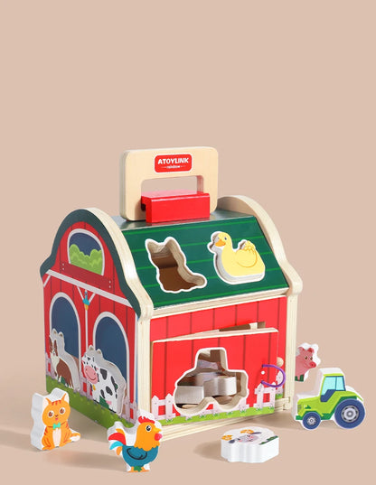 EduPlay Barnyard: Montessori Farm Animal Sorting Toy