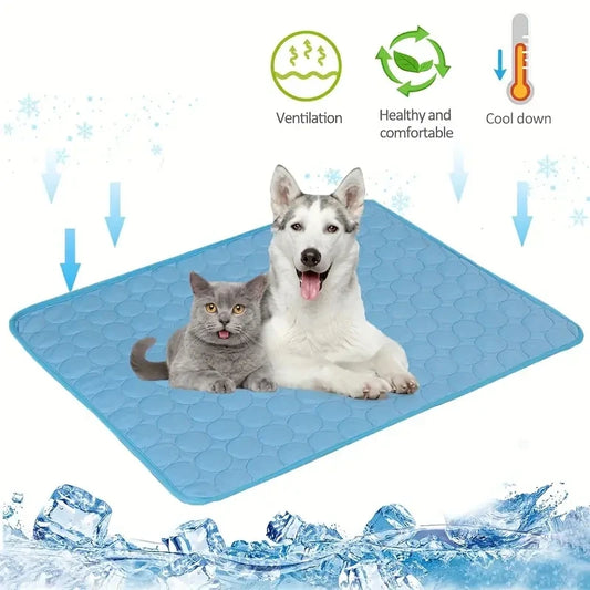 Pet Cooling Mat - Extra Large Summer Blanket for Dogs and Cats