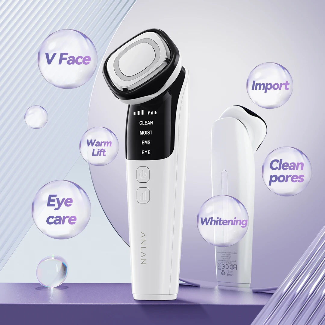 RadiantTouch Mini: EMS Facial Lifting & LED Beauty Wand