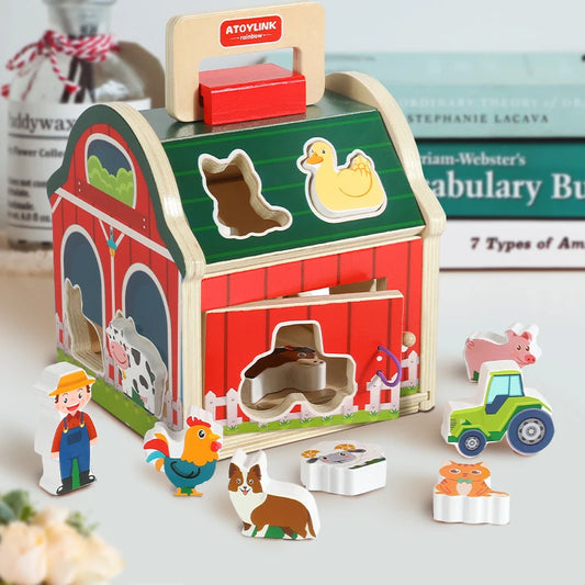 EduPlay Barnyard: Montessori Farm Animal Sorting Toy