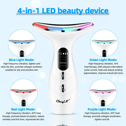 LumiFirm Pro: LED Facial Massager for Anti-Wrinkle & Tightening