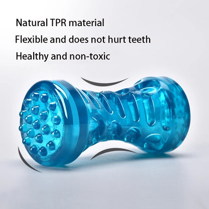 Sturdy Bite-Resistant Dog Toothbrush Bone - Interactive Chew Toy