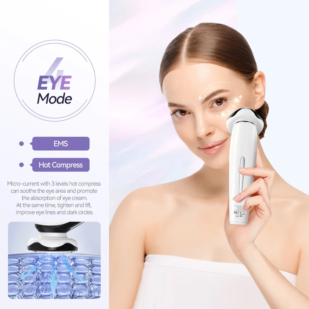 RadiantTouch Mini: EMS Facial Lifting & LED Beauty Wand