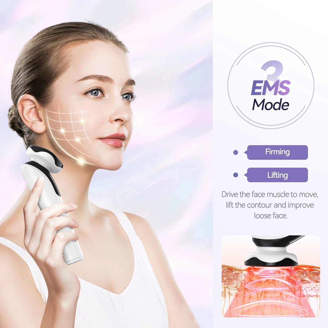 RadiantTouch Mini: EMS Facial Lifting & LED Beauty Wand