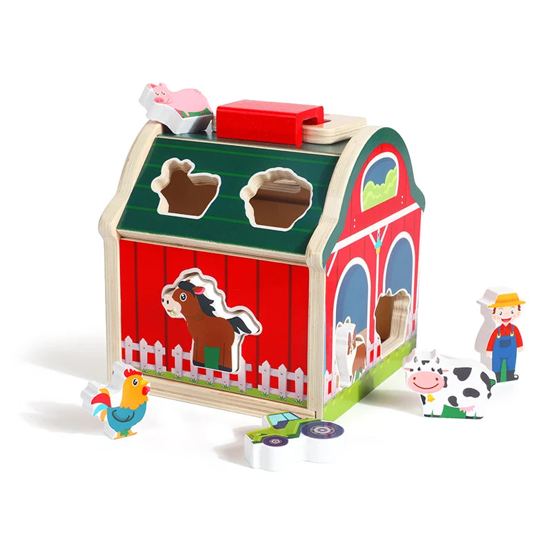 EduPlay Barnyard: Montessori Farm Animal Sorting Toy